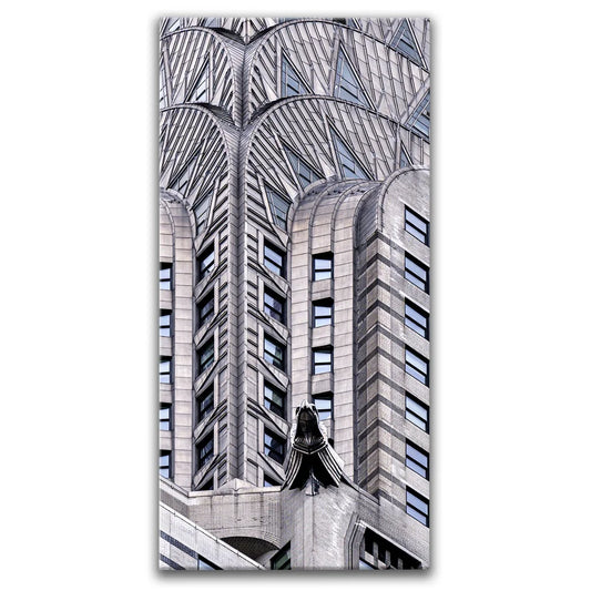 The Top Of Chrysler Building And Eagle Detail Posters, Prints, & Visual Artwork TheGoatWallArt PORTRAIT - TALL 15x30 0.75" STANDARD