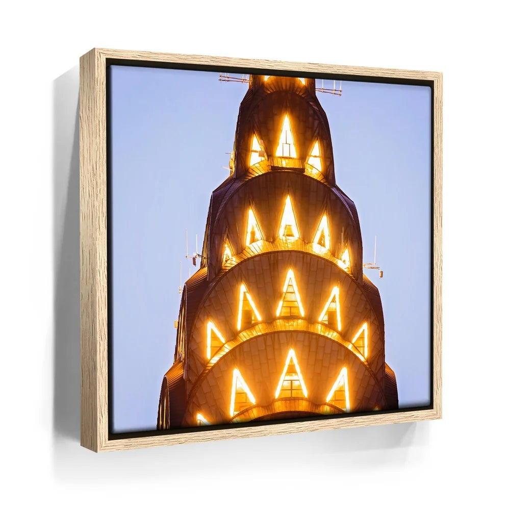 Featured image 9 for The Top Of Chrysler Building Closeup At Night