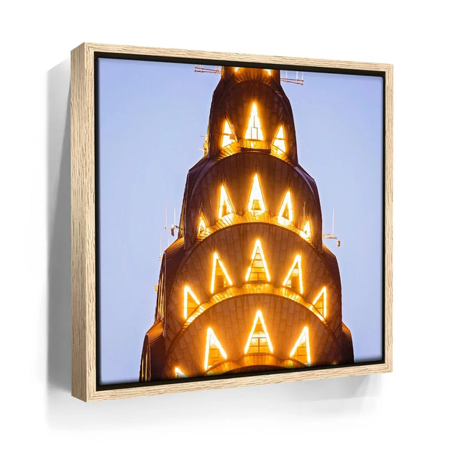 Featured image 9 for The Top Of Chrysler Building Closeup At Night