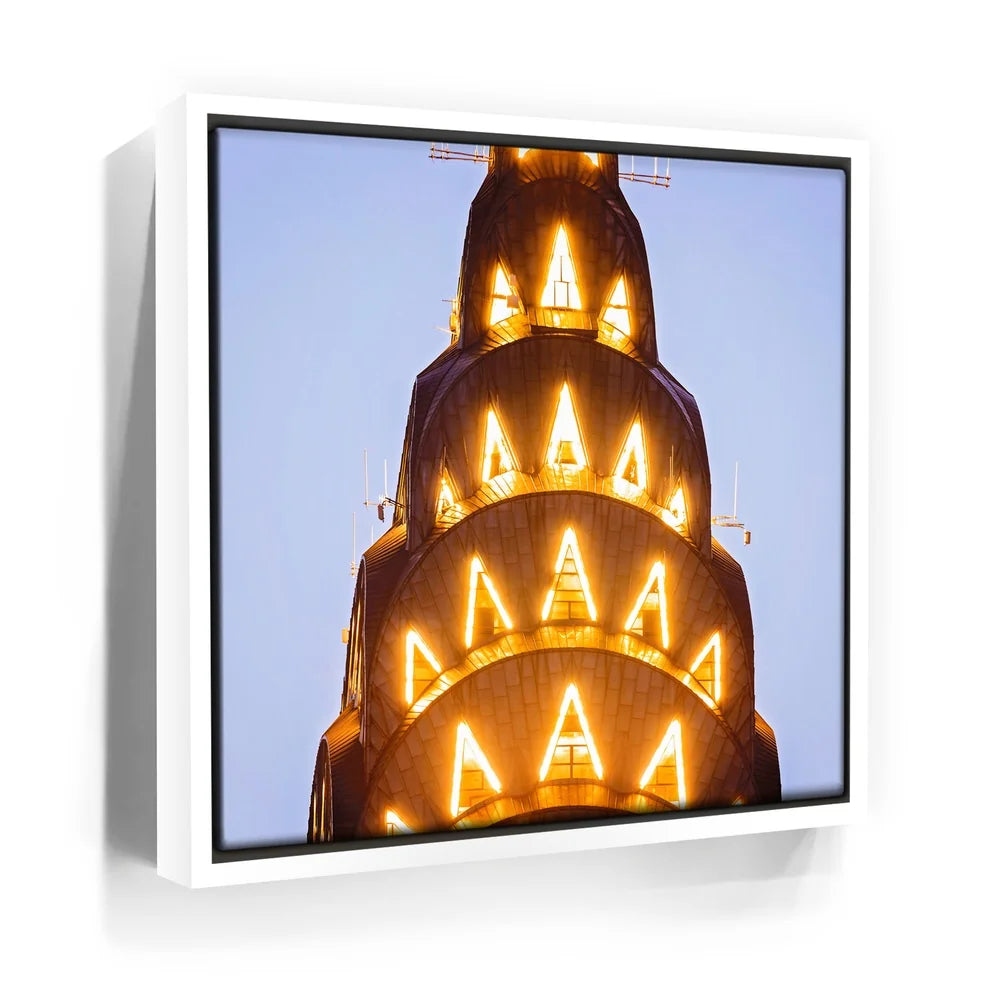 Featured image 6 for The Top Of Chrysler Building Closeup At Night