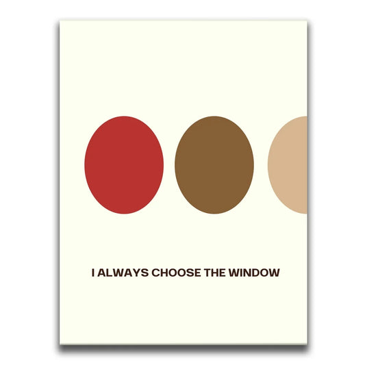 The Window Lets You Control Your Own Destiny - Part I Posters, Prints, & Visual Artwork TheGoatWallArt PORTRAIT 18x24 0.75" STANDARD
