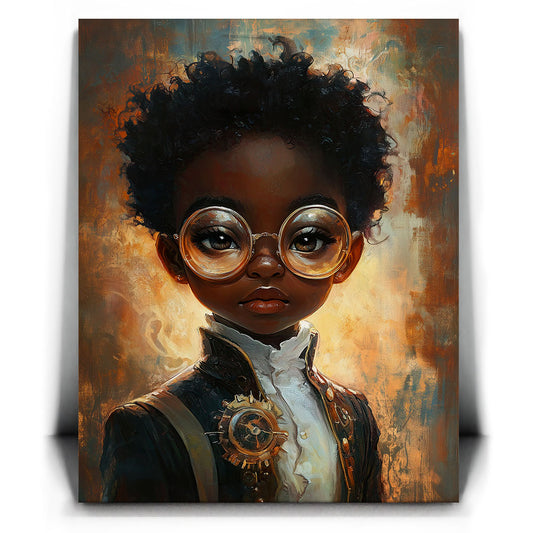 The Young Inventor Posters, Prints, & Visual Artwork TheGoatWallArt PORTRAIT 18x24 0.75" STANDARD