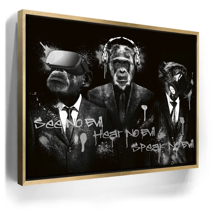 Featured image 7 for Three Wise Monkeys - Black & White