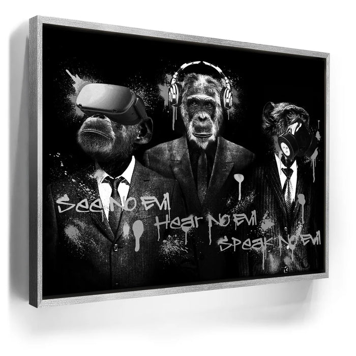 Featured image 8 for Three Wise Monkeys - Black & White