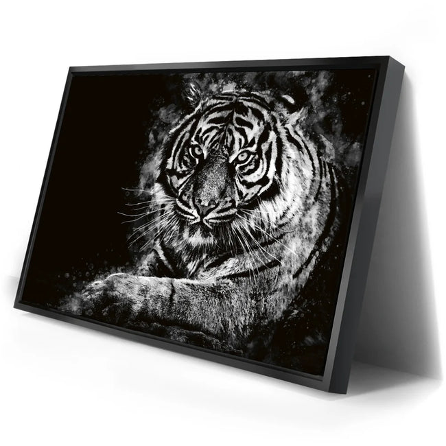 Featured image 2 for Tiger - Watercolor - Black and White