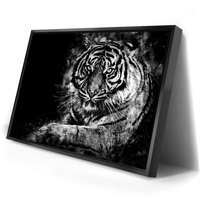 Featured image 2 for Tiger - Watercolor - Black and White