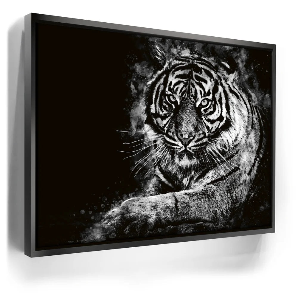 Featured image 5 for Tiger - Watercolor - Black and White