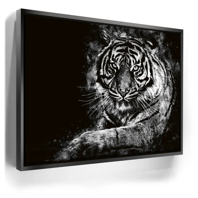 Featured image 5 for Tiger - Watercolor - Black and White