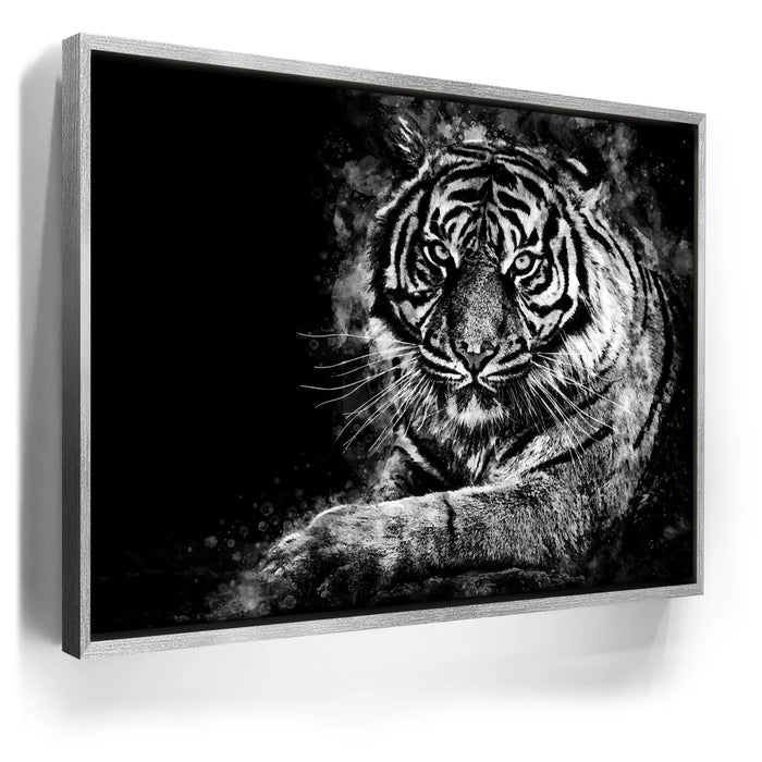 Featured image 8 for Tiger - Watercolor - Black and White