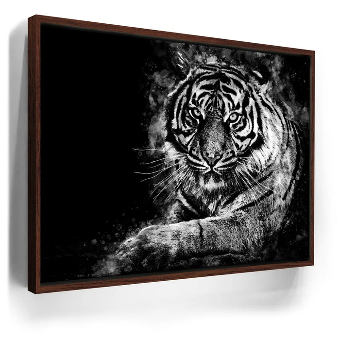 Featured image 10 for Tiger - Watercolor - Black and White