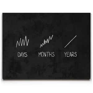 Time = Progress - Black And White