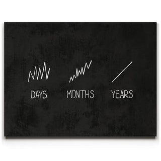 Time = Progress - Black And White