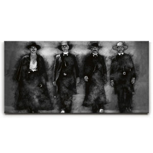 Tombstone Canvas Set - Black & White