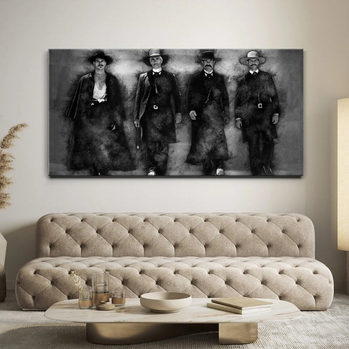 Featured image 2 for Tombstone Canvas Set - Black & White