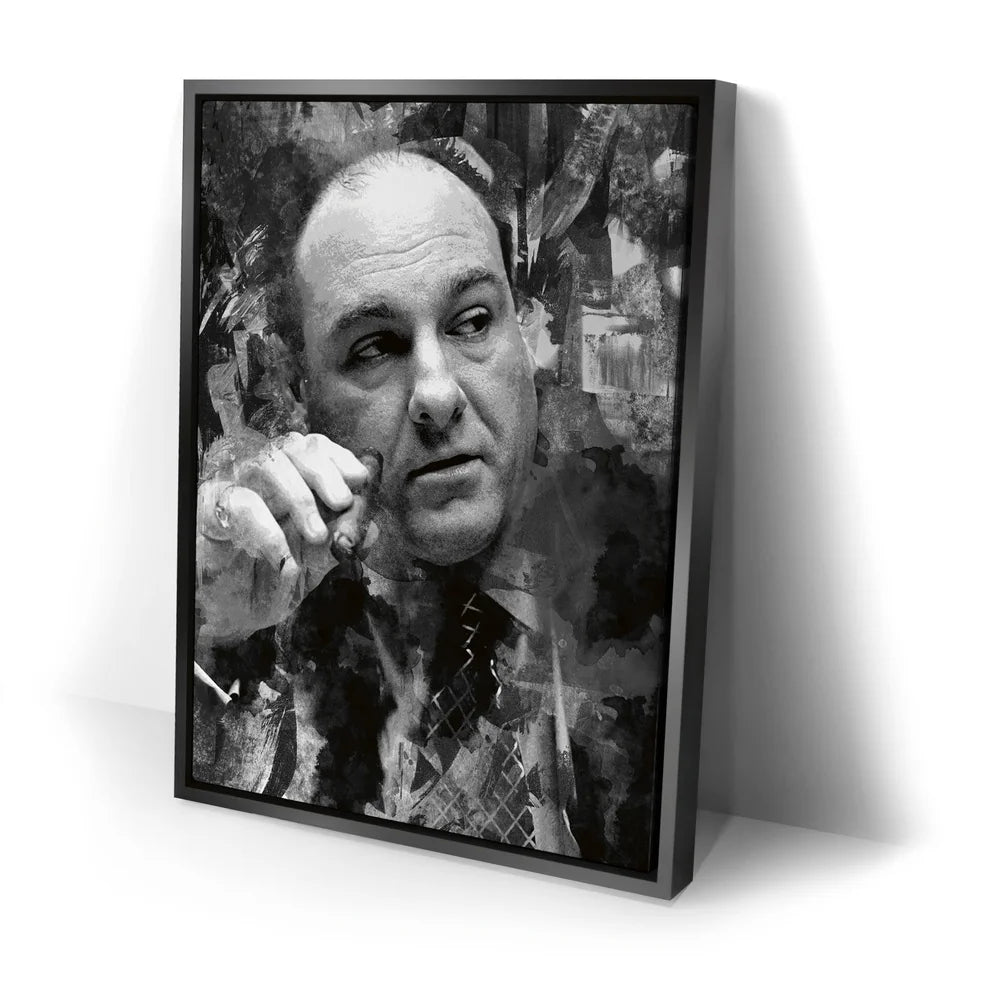 Featured image 2 for Tony Soprano Wall Art - Black and White