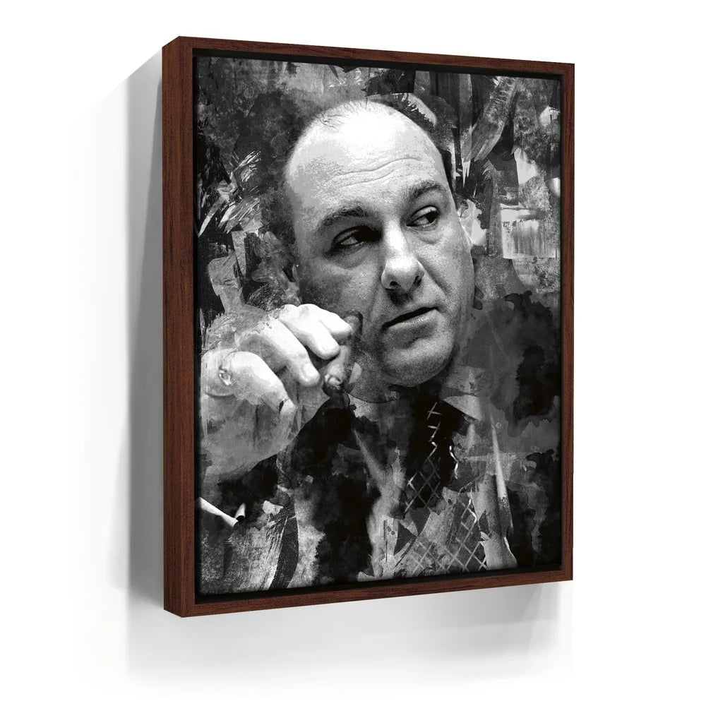 Featured image 10 for Tony Soprano Wall Art - Black and White
