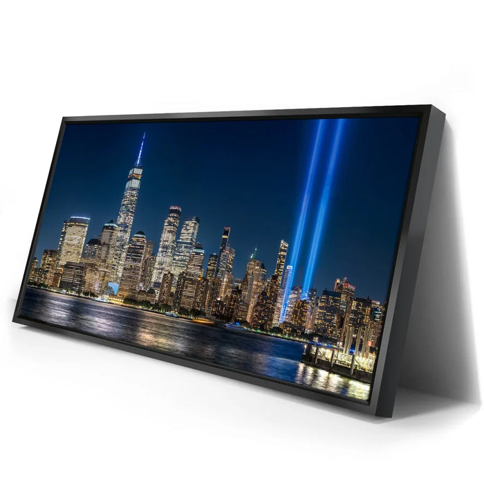 Featured image 2 for Tribute In Light And 1 World Trade Center Panorama