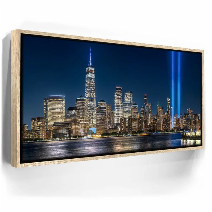 Featured image 9 for Tribute In Light And 1 World Trade Center Panorama