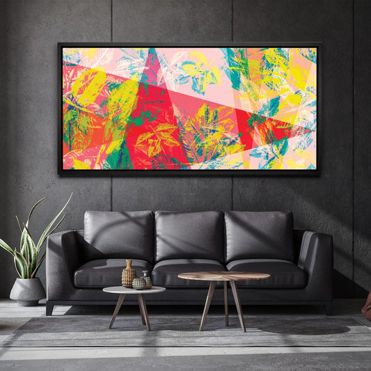 Tropical Lemonade Posters, Prints, & Visual Artwork TheGoatWallArt LANDSCAPE - WIDE 30x15 1.70" BLACK FRAME
