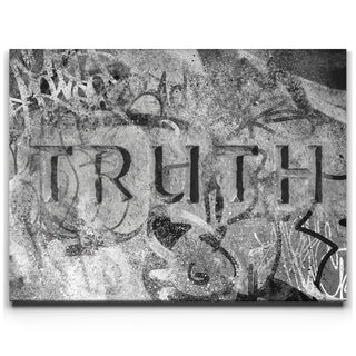 Truth Stone - Graffiti - Black and White