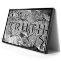 Thumbnail image 2 for Truth Stone - Graffiti - Black and White
