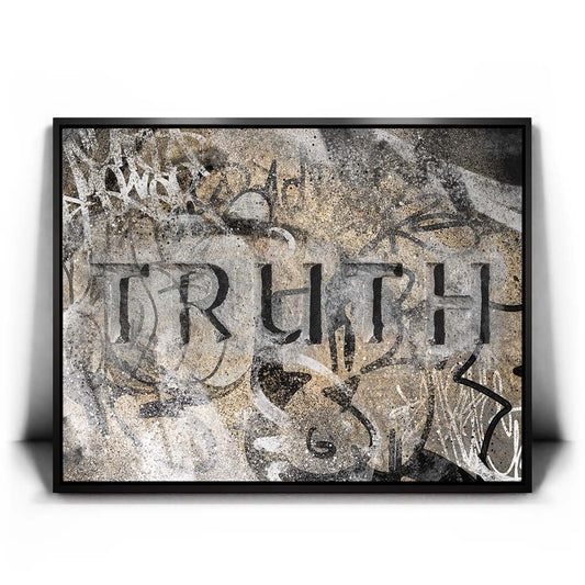 Truth Stone - Graffiti - Sepia