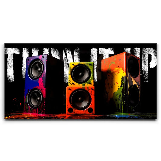 Turn It Up Posters, Prints, & Visual Artwork TheGoatWallArt LANDSCAPE - WIDE 30x15 0.75" STANDARD