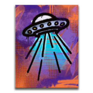 UFO - Electric Blue Beam - Graffiti