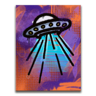 UFO - Electric Blue Beam - Graffiti