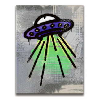 UFO - Green Beam - Graffiti