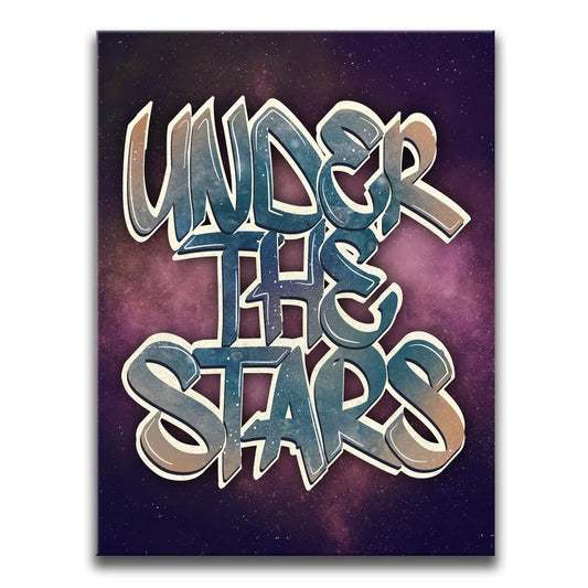 Under The Stars I - Calligraphy