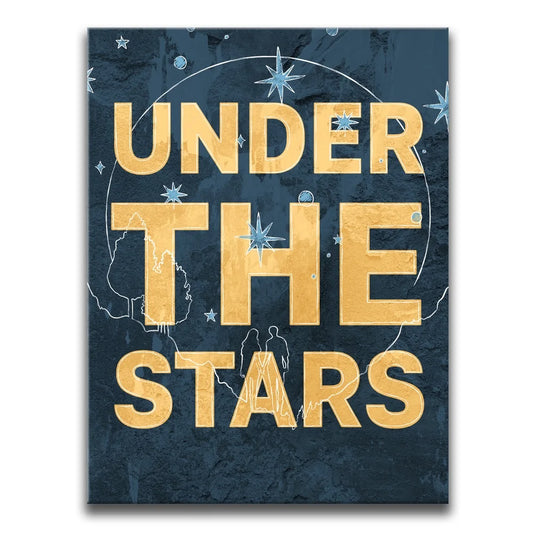 Under The Stars I - Sketch Posters, Prints, & Visual Artwork TheGoatWallArt PORTRAIT 18x24 0.75" STANDARD