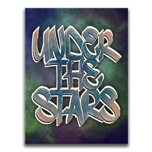 Under The Stars II - Calligraphy