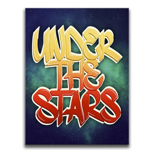 Under The Stars III - Calligraphy