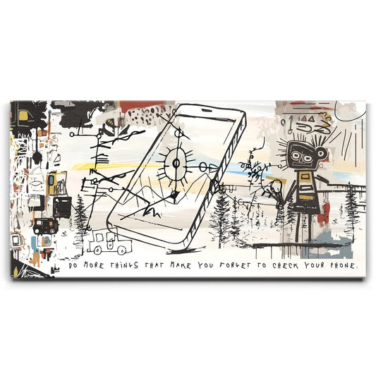 Unplug - Basquiat Inspired