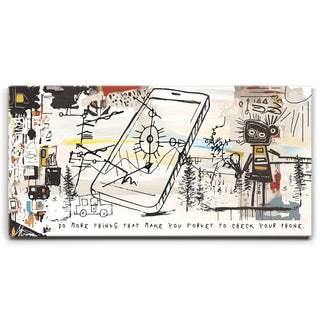 Unplug - Basquiat Inspired