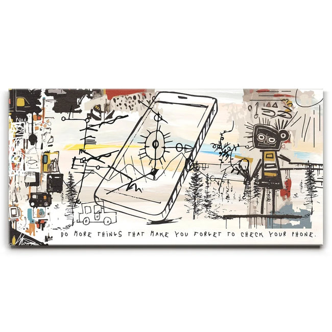 Featured image 1 for Unplug - Basquiat Inspired
