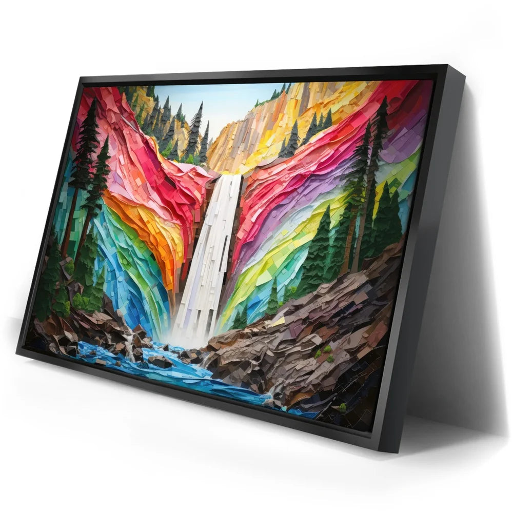 Featured image 2 for Vernall Falls, Yosemite - Paper Design Style