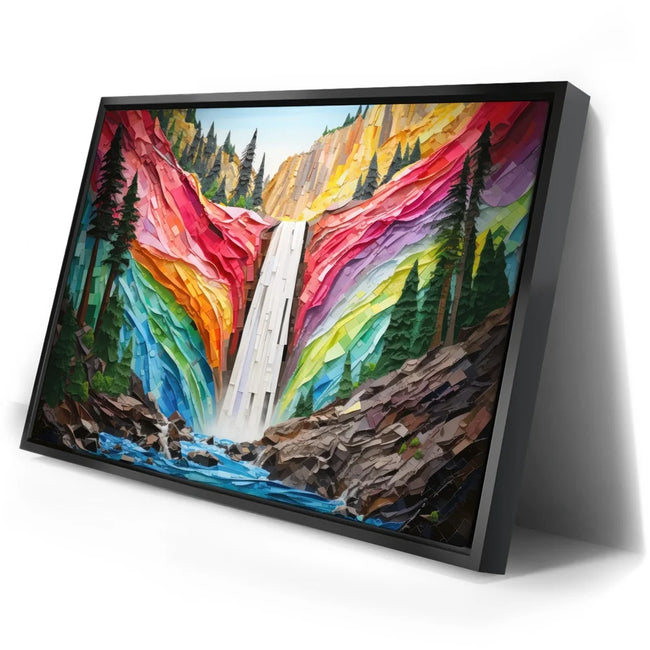 Featured image 2 for Vernall Falls, Yosemite - Paper Design Style