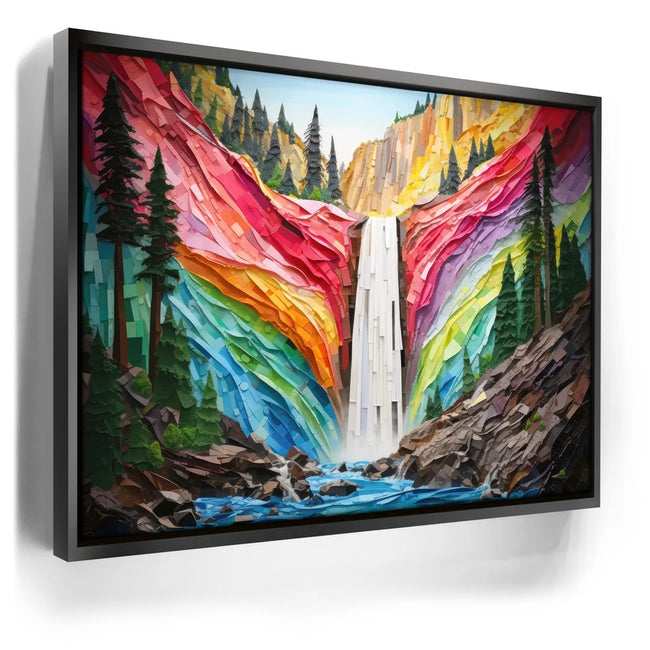 Featured image 5 for Vernall Falls, Yosemite - Paper Design Style