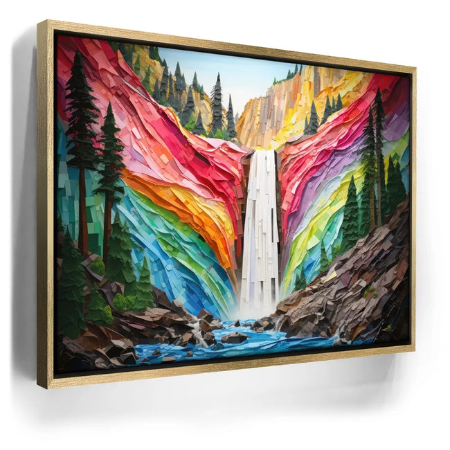 Featured image 7 for Vernall Falls, Yosemite - Paper Design Style