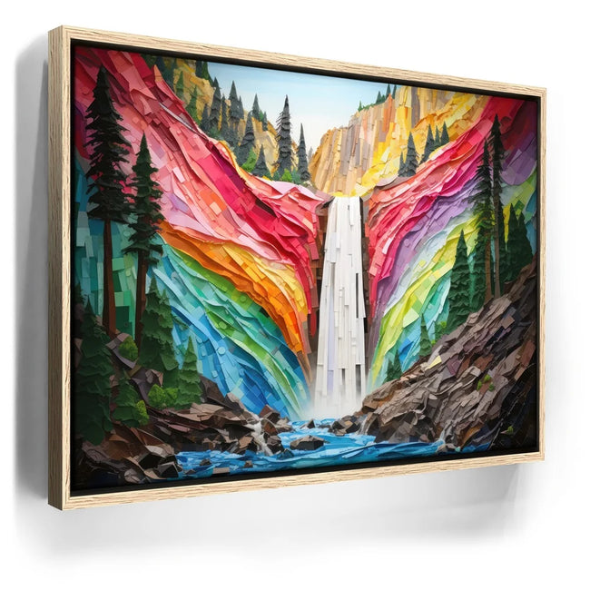 Featured image 9 for Vernall Falls, Yosemite - Paper Design Style