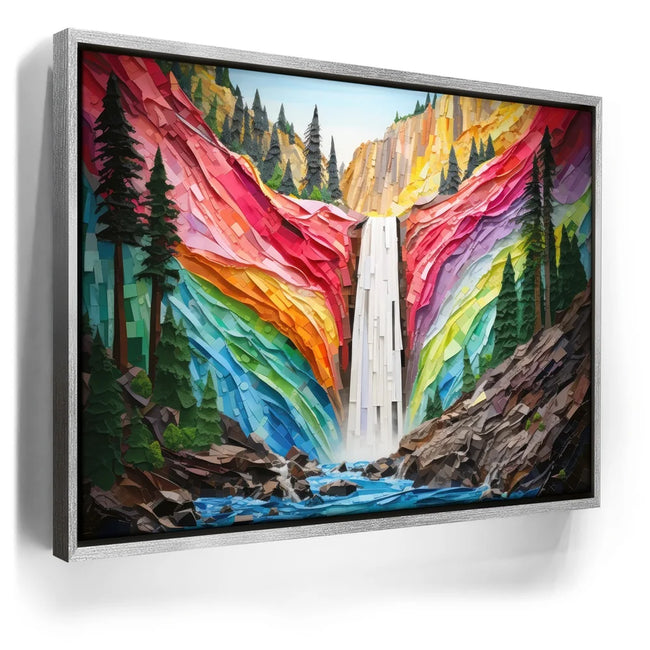 Featured image 8 for Vernall Falls, Yosemite - Paper Design Style