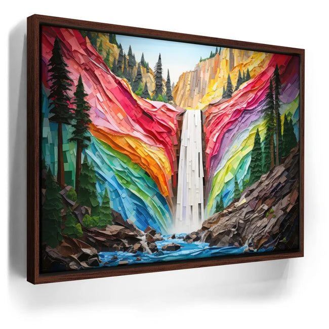 Featured image 10 for Vernall Falls, Yosemite - Paper Design Style
