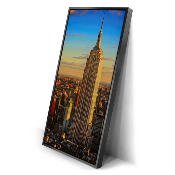 Featured image 2 for Vertical Panoramic View Of Empire State Building At Golden Hour