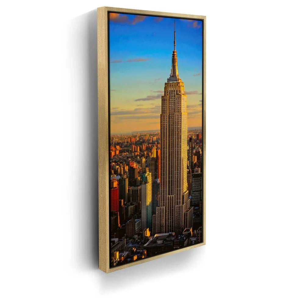 Featured image 7 for Vertical Panoramic View Of Empire State Building At Golden Hour