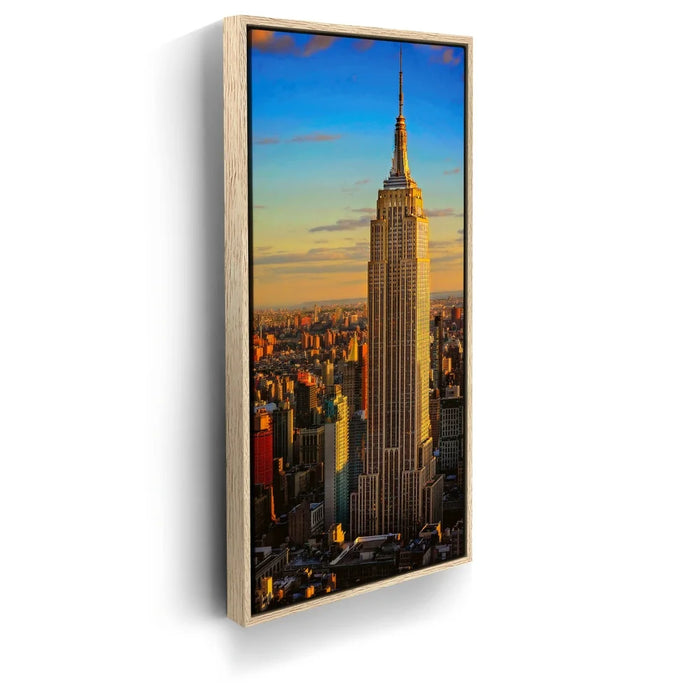 Featured image 9 for Vertical Panoramic View Of Empire State Building At Golden Hour