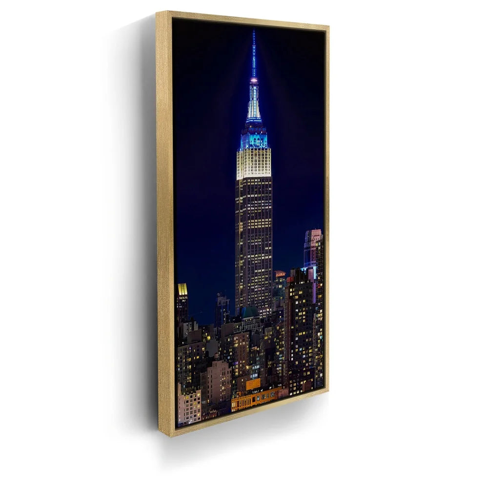 Featured image 7 for Vertical Panoramic View Of Empire State Building At Night