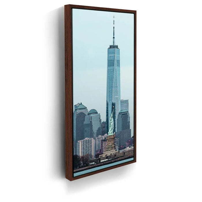 Featured image 10 for Vertical View Of 1 World Trade Center And Statue Of Liberty