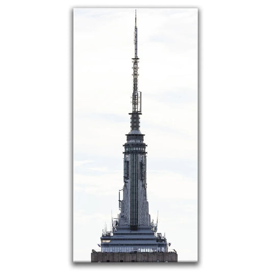 Vertical View Of The Top Empire State Building Posters, Prints, & Visual Artwork TheGoatWallArt PORTRAIT - TALL 15x30 0.75" STANDARD